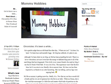 Tablet Screenshot of mommyhobbies.com